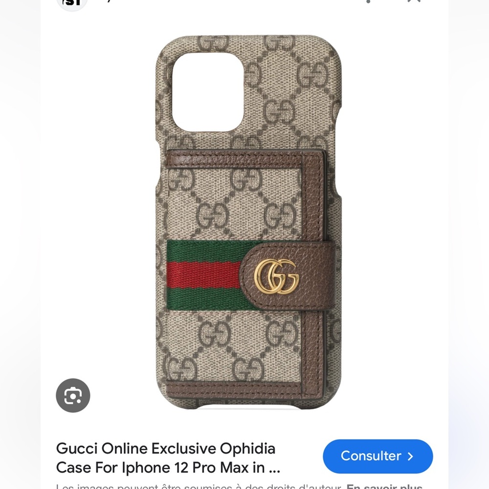 💯 Authentic Gucci Case For IPhone 12 Pro Max